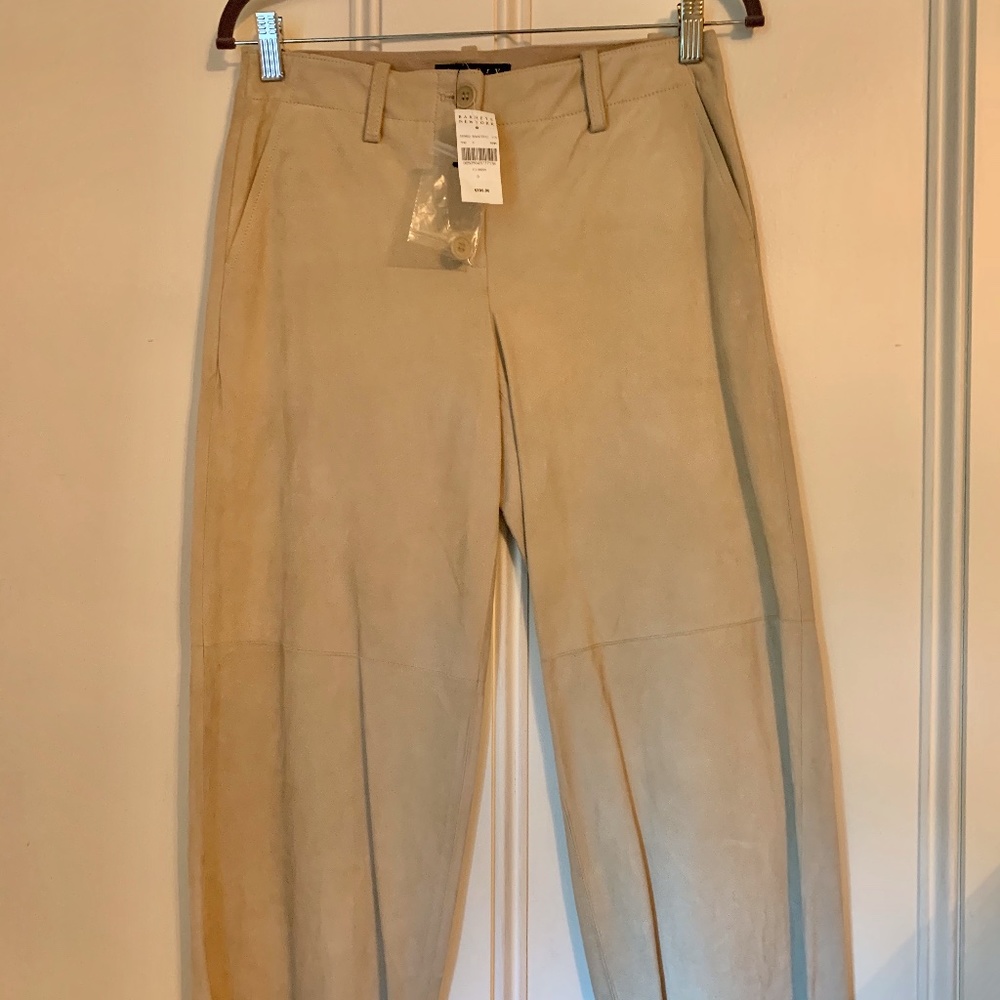 Theory Suede Pants NWT